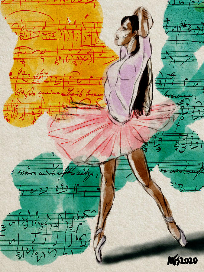 Dance To The Music #1 Digital Art by Michael Kallstrom