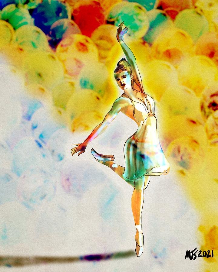 Dance With Joy #1 Digital Art by Michael Kallstrom