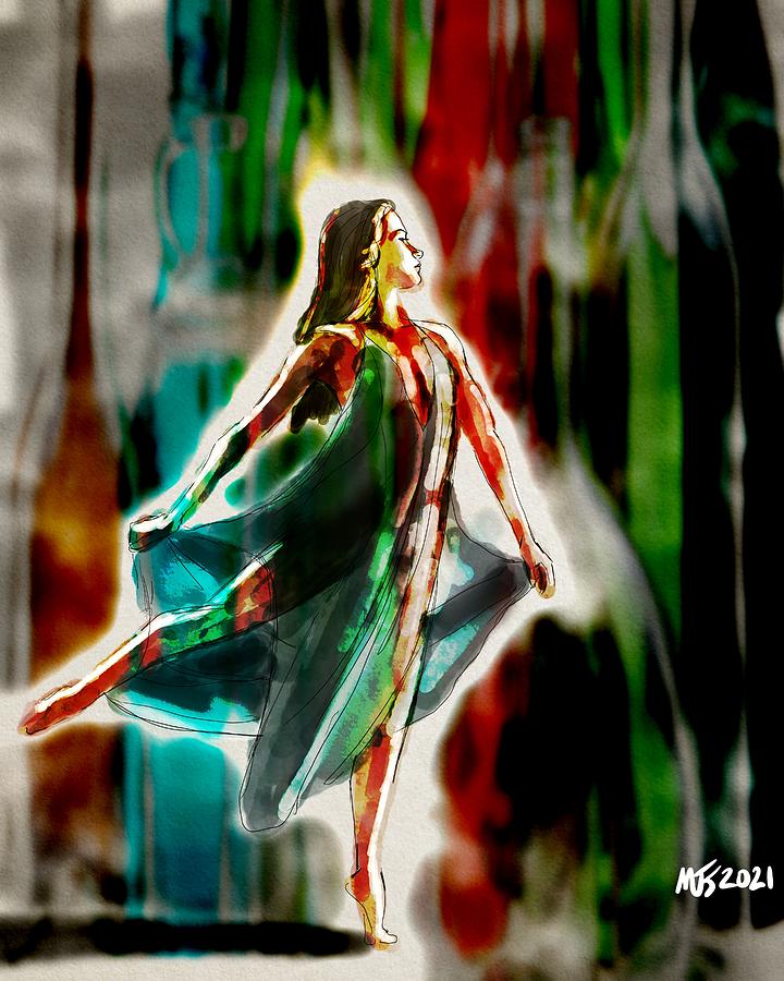 Dancing In The Dark #1 Digital Art by Michael Kallstrom