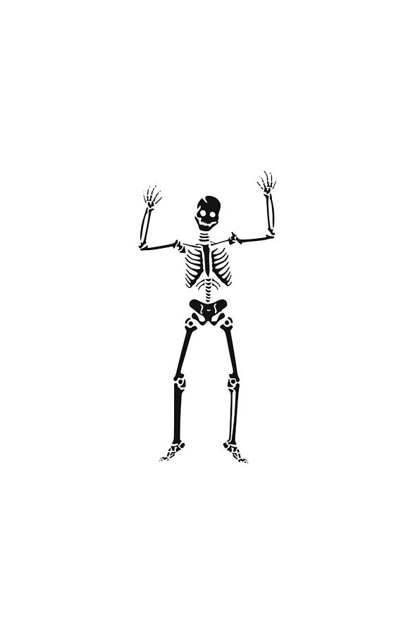 Dancing Skeleton. Digital Art by Tom Hill - Fine Art America