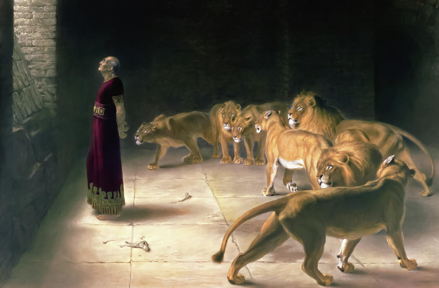 Daniels Answer to the King Painting by Briton Riviere