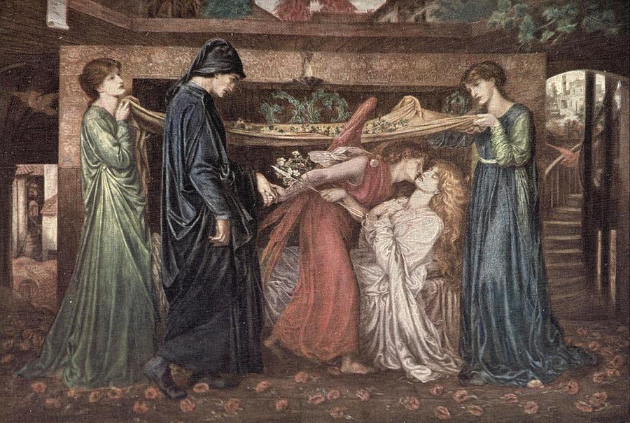 Dante's Dream Painting by Dante Gabriel Rossetti - Fine Art America