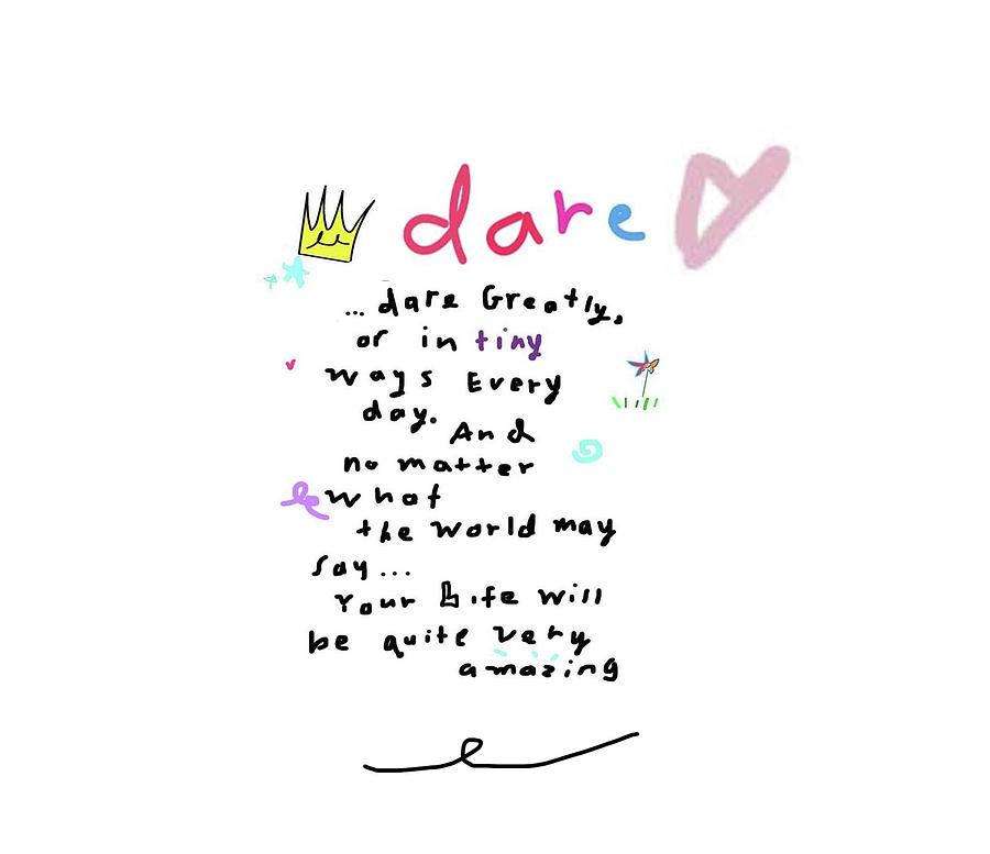 Dare #2 Drawing by Ashley Rice