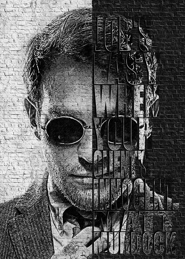 Daredevil Matthew Matt Murdock Digital Art by Zdenek Moravek - Fine Art ...