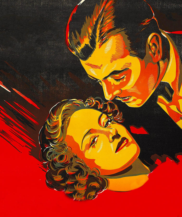 Dark Victory, 1939, movie poster painting Painting by Movie World Posters