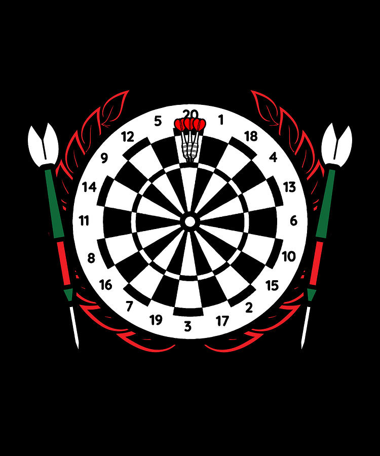 Dart Dartboard Darting Digital Art by Mercoat UG Haftungsbeschraenkt ...