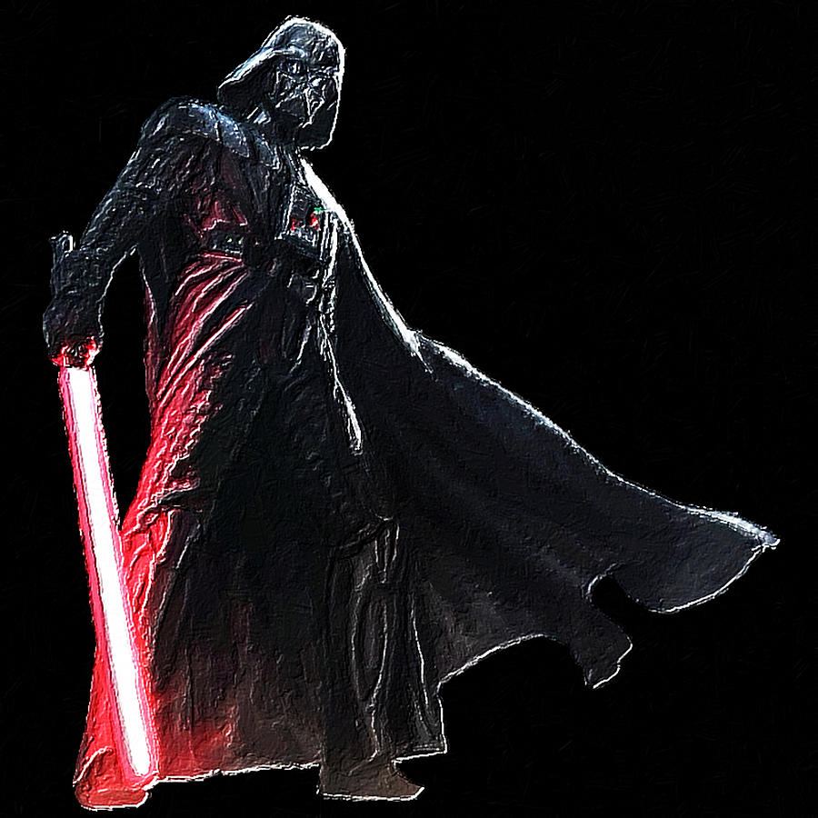 Darth Vader Star Wars Painting by Tony Rubino