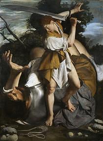 David and Goliath by Orazio Gentileschi David and Goliath by Orazio Gentileschi