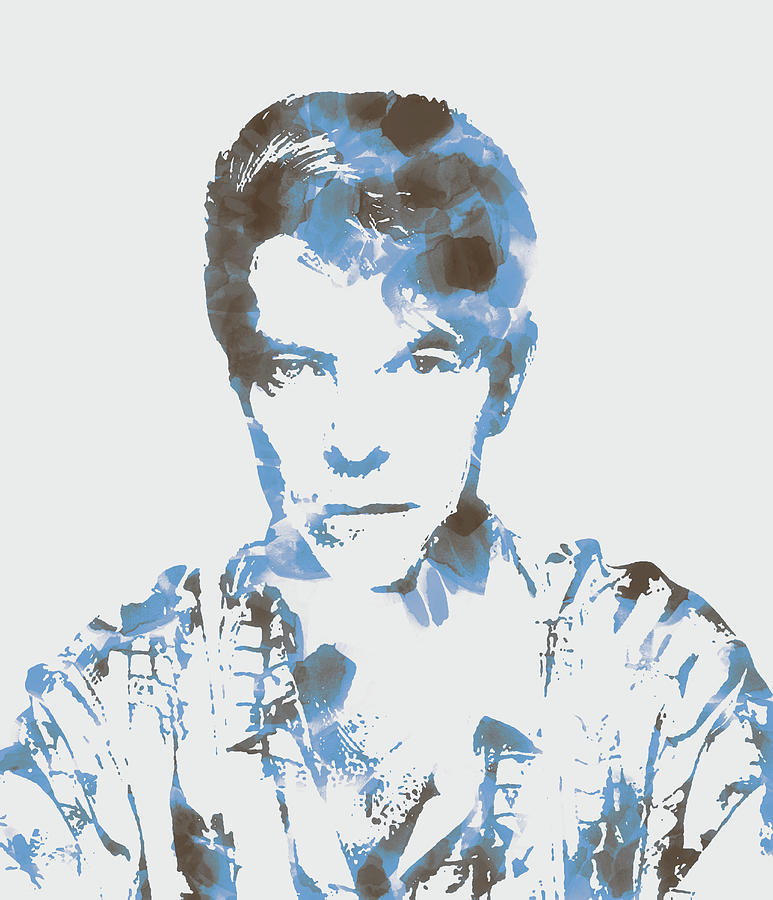 David Bowie 4a #1 Mixed Media by Brian Reaves