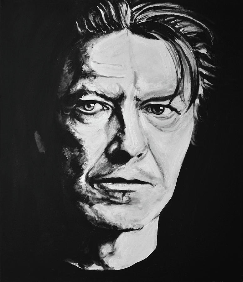 David Bowie #1 Painting by Melissa O Brien