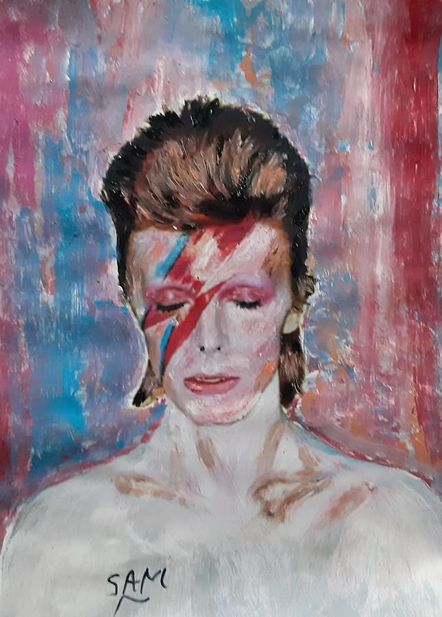 David Bowie  #2 Painting by Sam Shaker