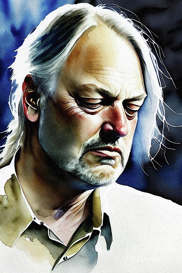 David Gilmour, Pink Floyd Painting By John Springfield - Fine Art America