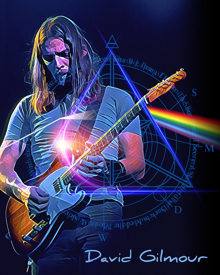 David Gilmour Digital Art by Somchai Sanamontri Fine Art America