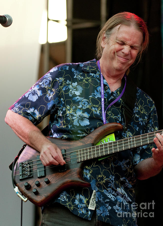 David MacKay on Bass with Donna Jean Godchaux Band w. Jeff Matts #1 Photograph by David Oppenheimer
