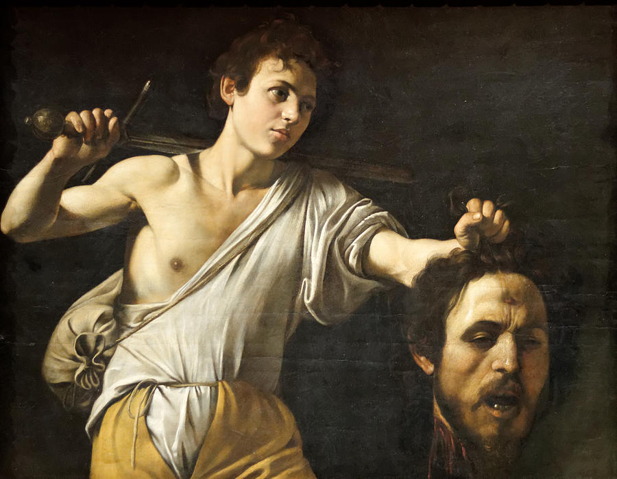 David with the Head of Goliath  Painting by Michelangelo Caravaggio