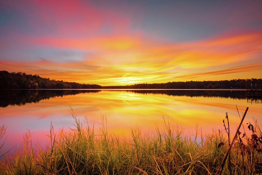 Davis Lake Sunset #1 Photograph by Jordan Hill