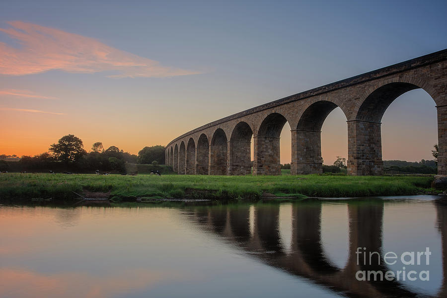 Dawn at Arthington Viaduct #1 Photograph by Mariusz Talarek