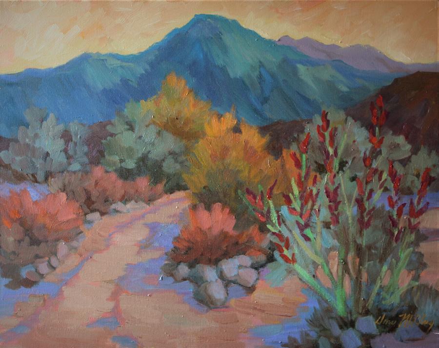 Dawn at La Quinta Cove #1 Painting by Diane McClary