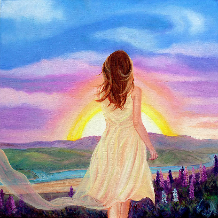 Dawn of A New Day #2 Painting by Jeanette Sthamann