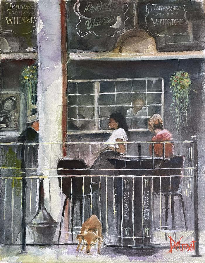 Dayton Bistro #1 Painting by Gregory DeGroat