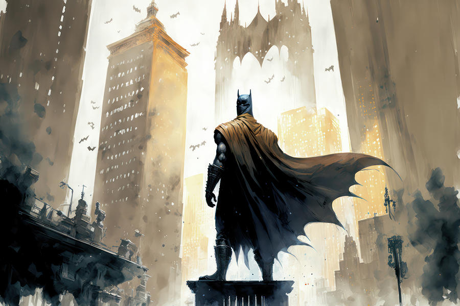 DC Comics Batman concept art image Photograph by Matthew Gibson - Fine ...