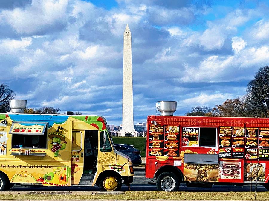 DC Food Trucks #1 Photograph by Susan Allen