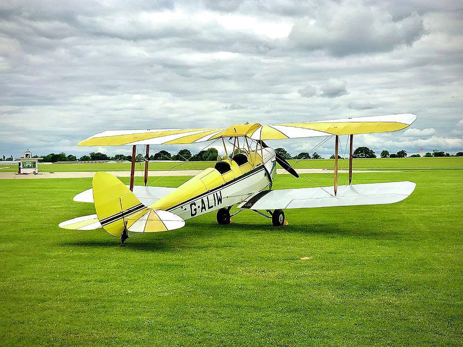 De Havilland DH.82A Tiger Moth G-ALIW at Sywell Airport in Northamptonshire #2 Photograph by Gordon James