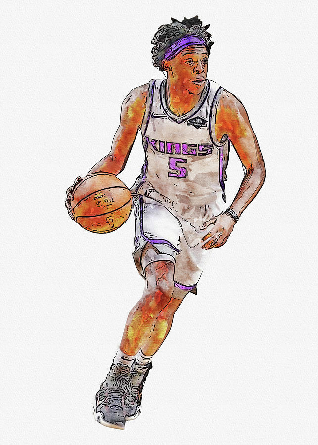 De'Aaron Fox Digital Art by Yoyo Di