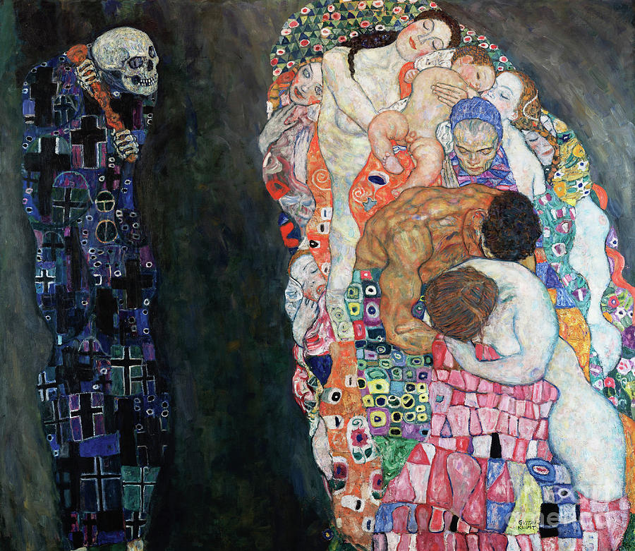 Gustav Klimt Painting - Death and Life #1 by Treasured Art Gallery