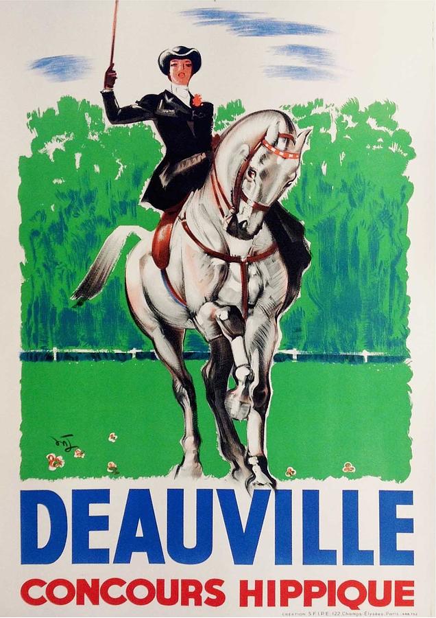 Deauville Drawing by Vintage - Fine Art America