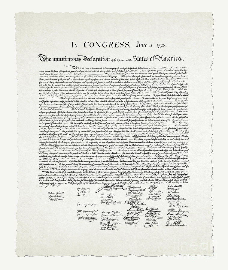 Declaration of Independence #1 Digital Art by Jerzy Czyz