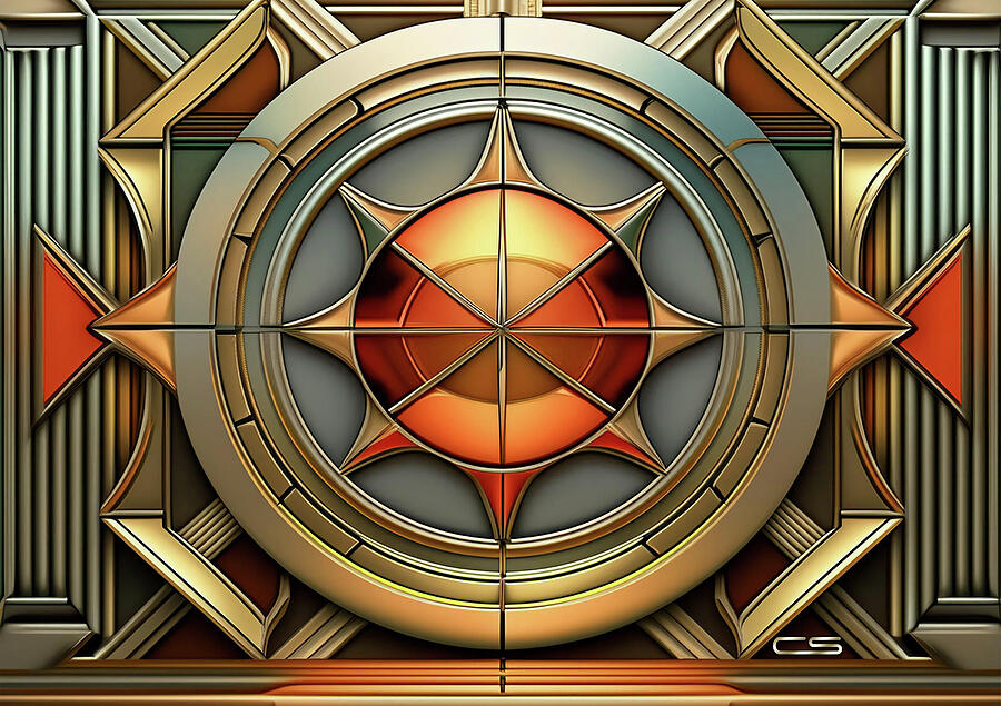 Deco Design 23 #2 Digital Art by Chuck Staley Deco Design 23 #2 Digital Art by Chuck Staley