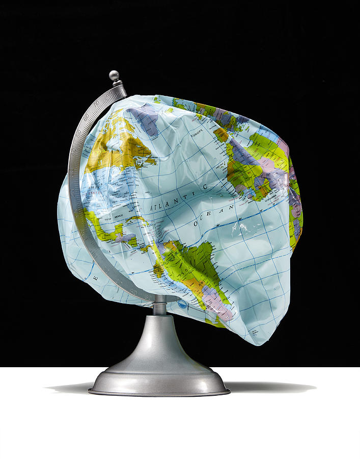 Deflated Globe #1 Photograph by Shana Novak