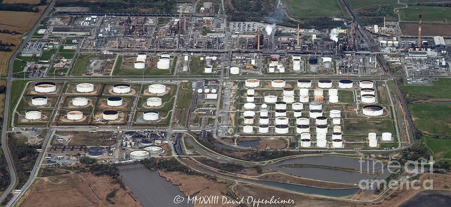 Delaware City Refinery Aerial View Photograph by David Oppenheimer ...