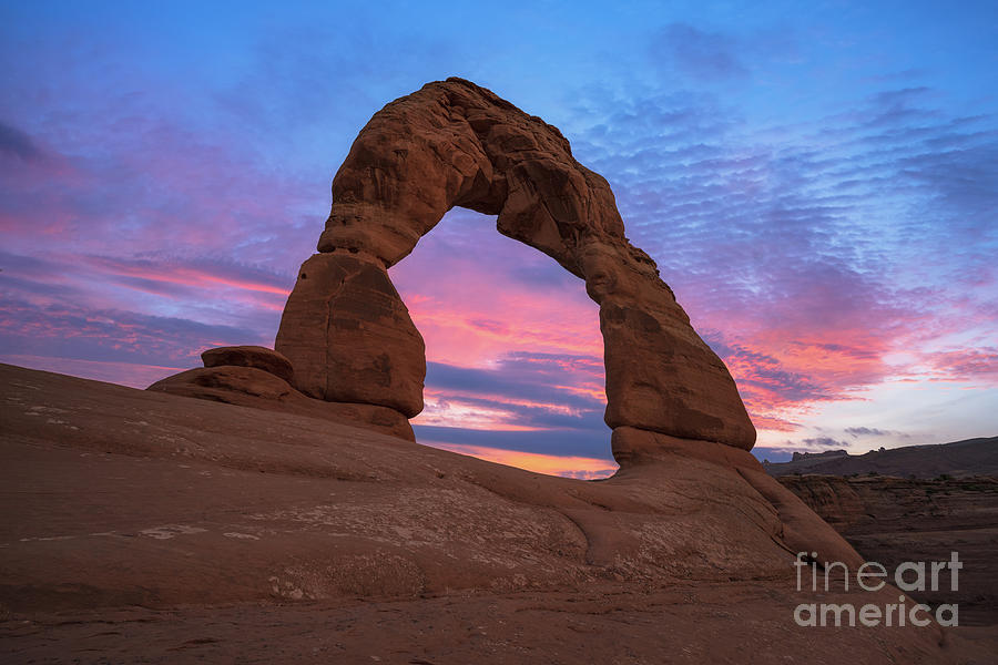 Delicate Arch At Dawn  #1 Photograph by Michael Ver Sprill