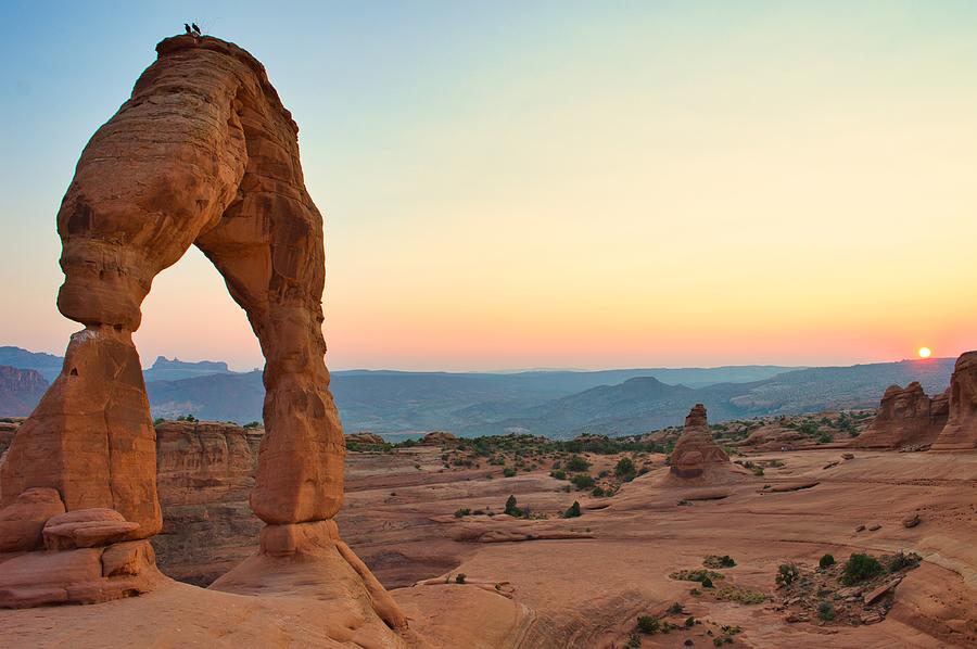 Delicate Arch at Sunset Photograph by Kerri Batrowny - Fine Art America