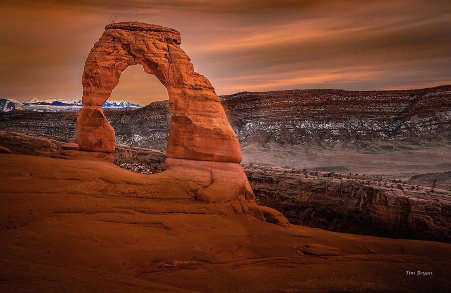 Arches National Park Photograph - Delicate Arch #1 by Tim Bryan