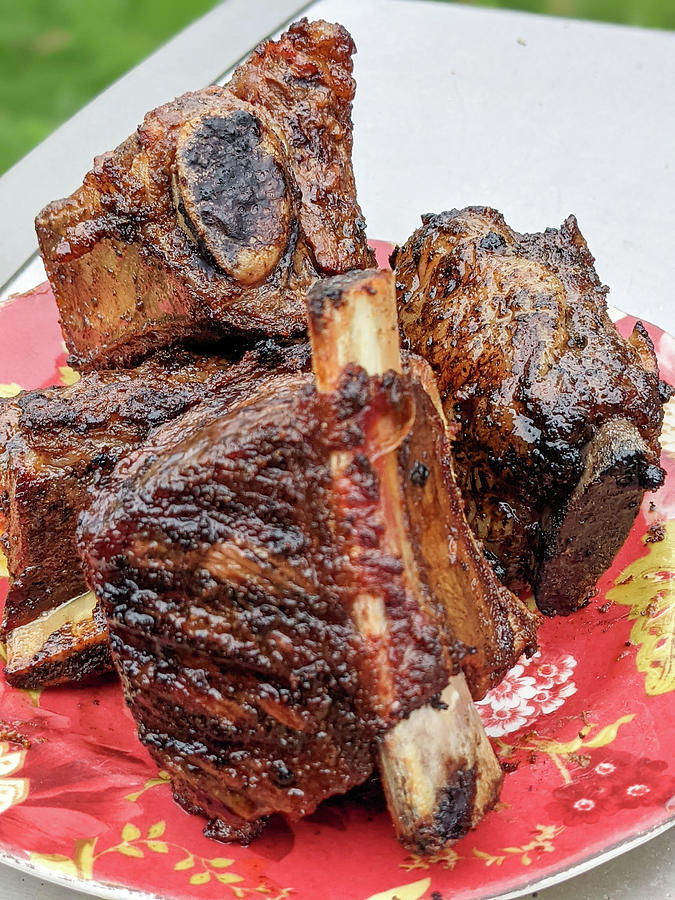 Delicious Bbq Ribs Ready To Eat #1 Photograph by Alex Grichenko
