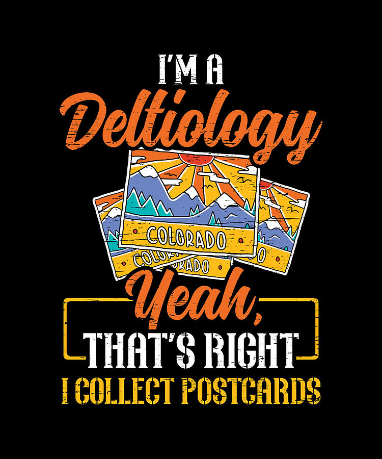 Deltiology Card Colleting Deltiologist Postcard Digital Art by Florian ...