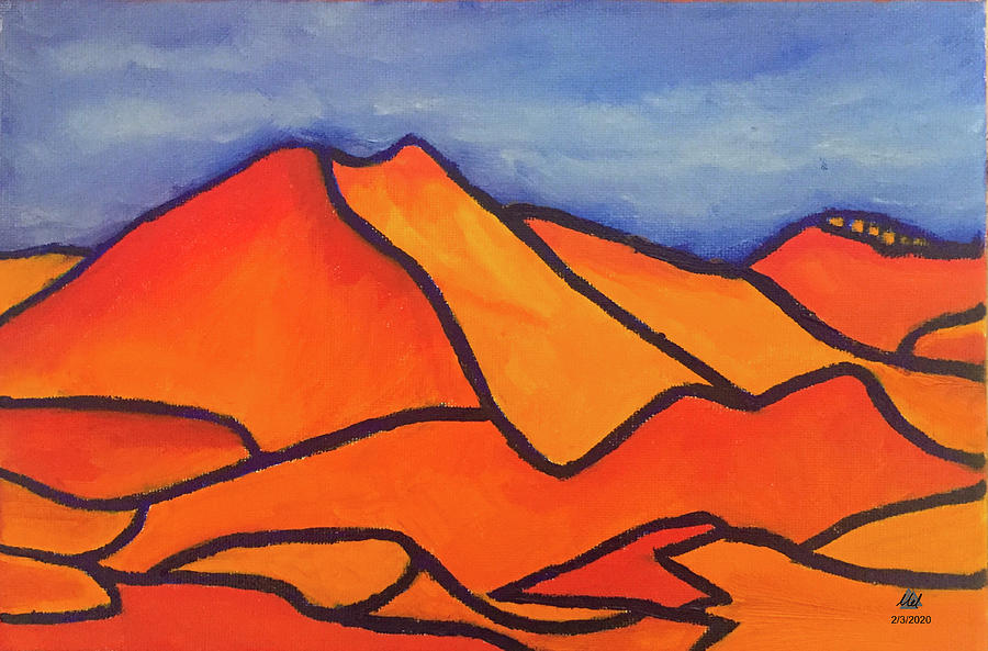 Desert Painting by Mel Beasley