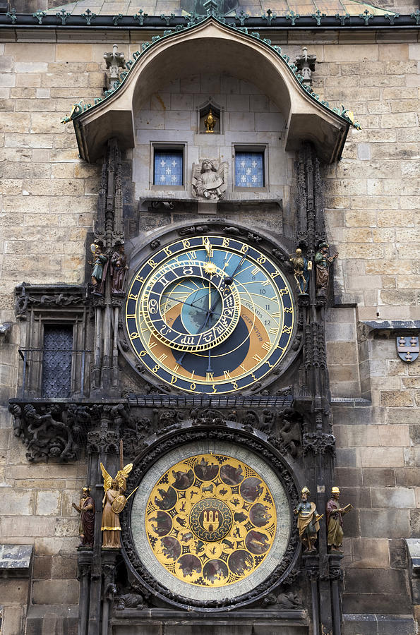 Detail of Astronomical Clock Prague Town Hall #1 Photograph by Future Light