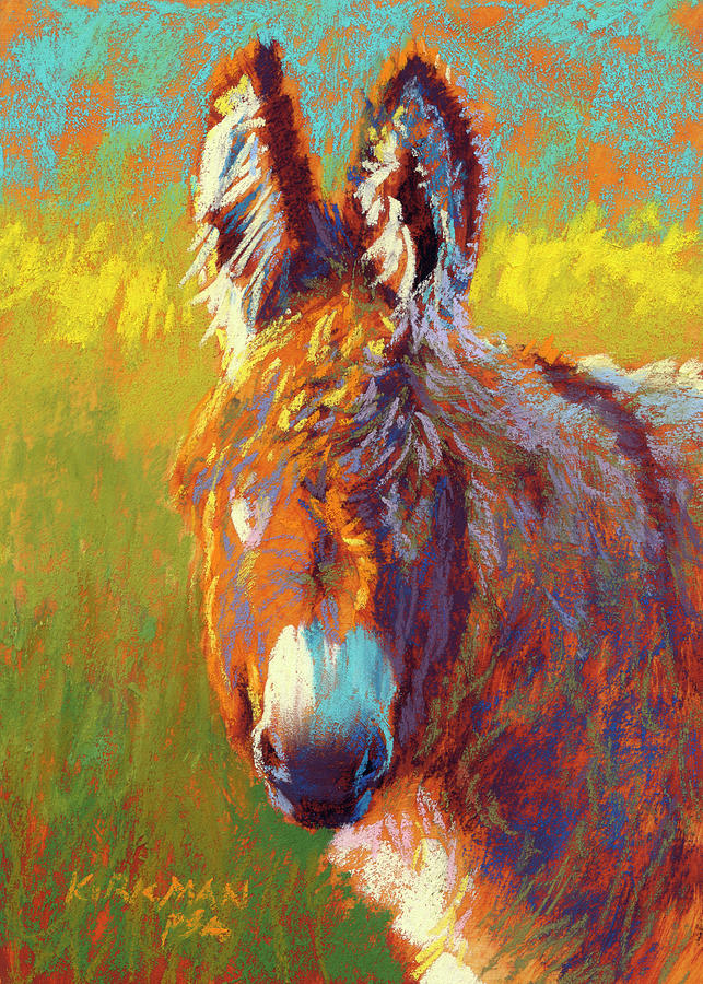 Donkey Pastel - Diablo by Rita Kirkman