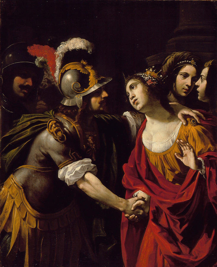 Dido and Aeneas Painting by Rutilio di Lorenzo Manetti - Fine Art America