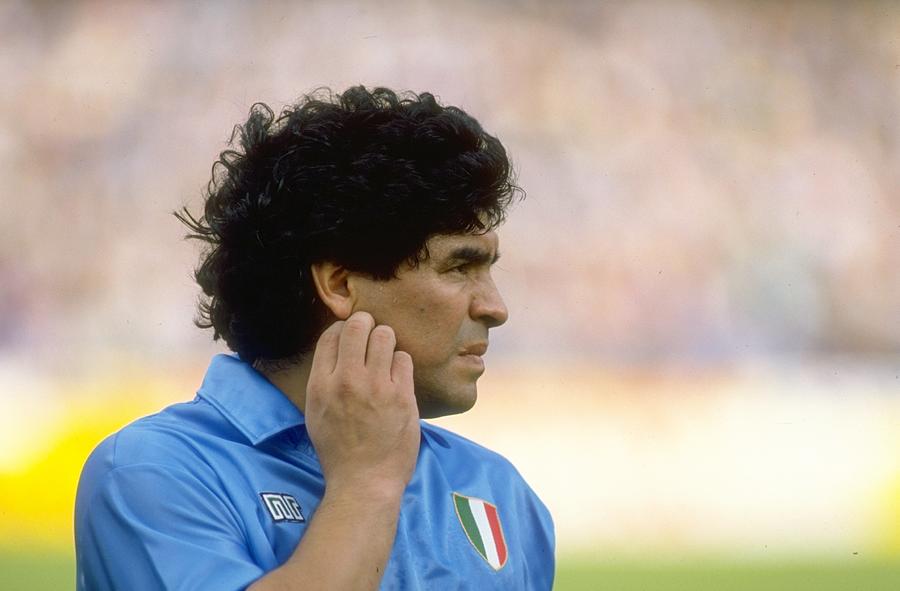 Diego Maradona of Napoli SSC #1 Photograph by Simon Bruty