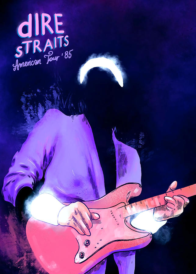 Dire Straits Poster Painting by Anderson Jordan - Fine Art America