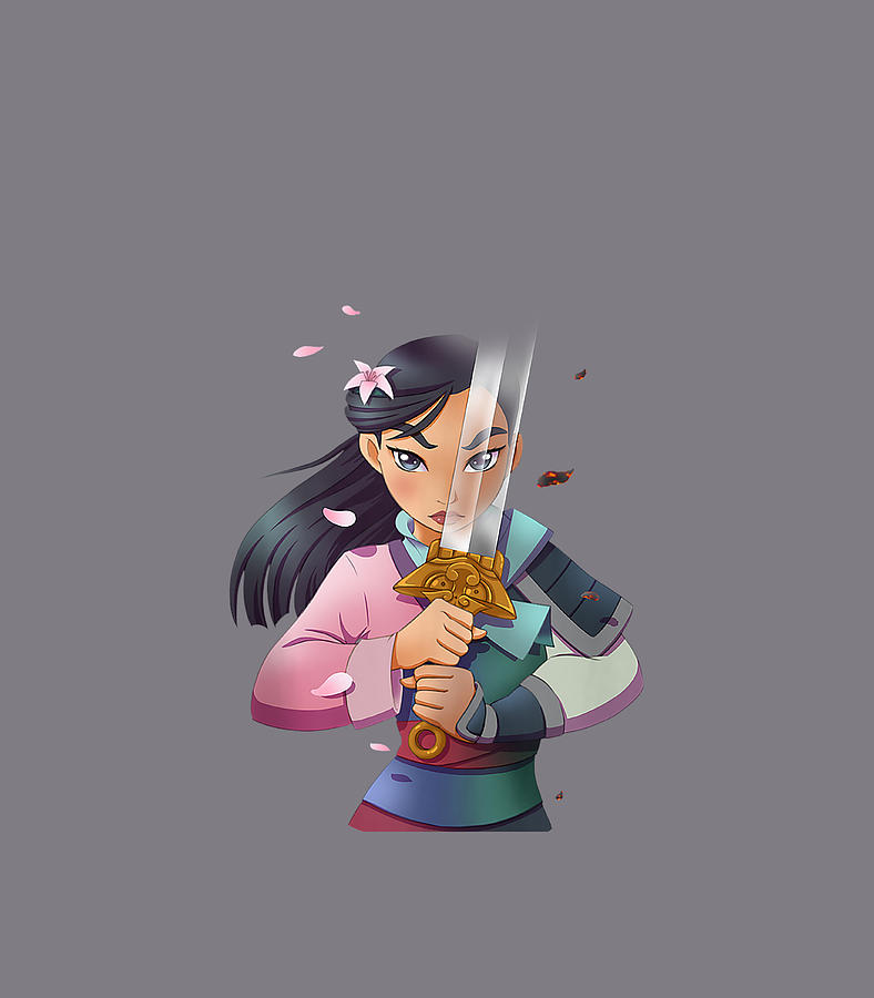 Disney Mulan Anime Style Digital Art by Riminh Hazel