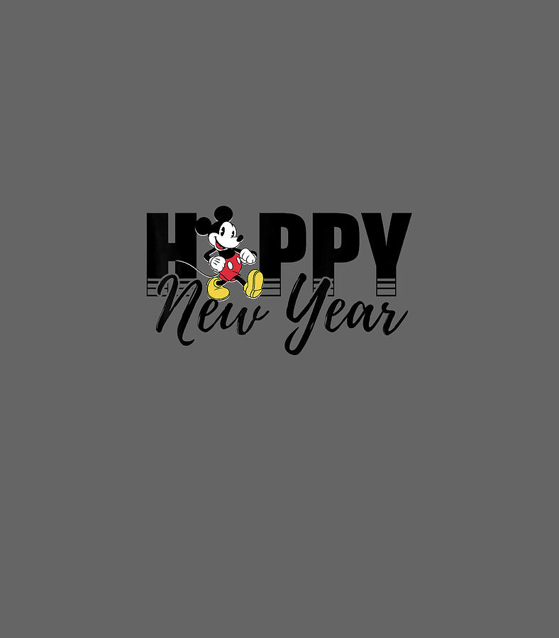 Disney New Years Mickey Mouse Happy New Year Digital Art by Zidanl