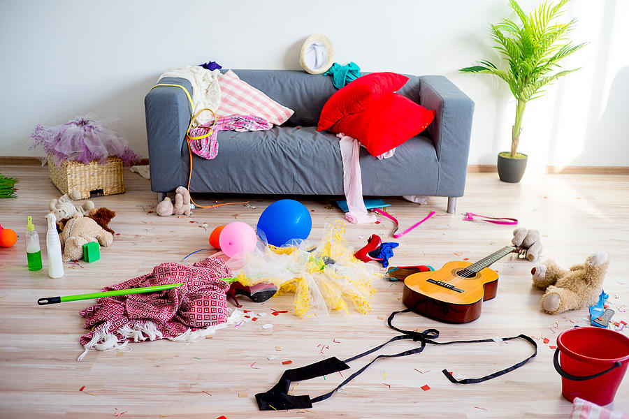 Disorder mess at home #1 Photograph by ElenaNichizhenova