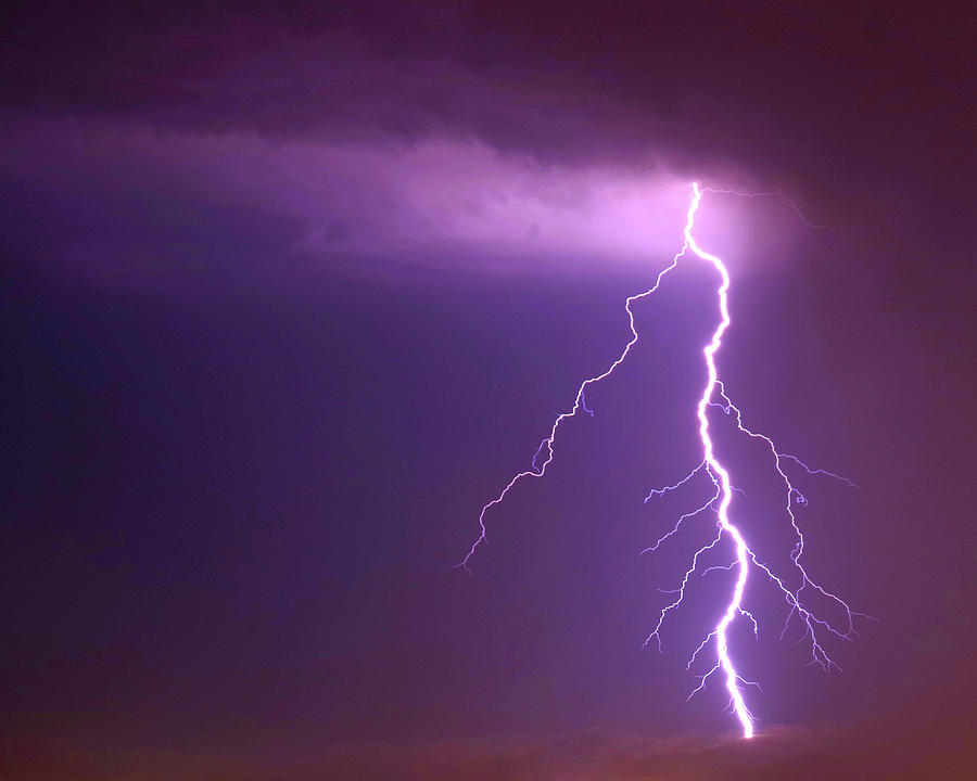 Saguaro National Park Photograph - Distant Lightning #1 by Douglas Taylor