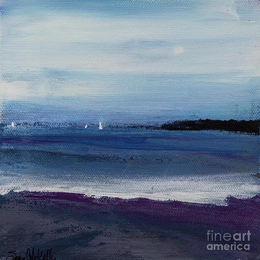Distant Shore #1 Painting by Susan Cole Kelly Impressions